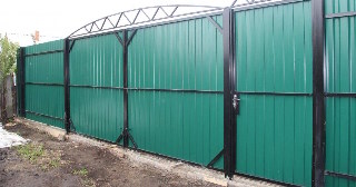 Купить ворота из профнастила Кашира, цена от 4165 руб.
